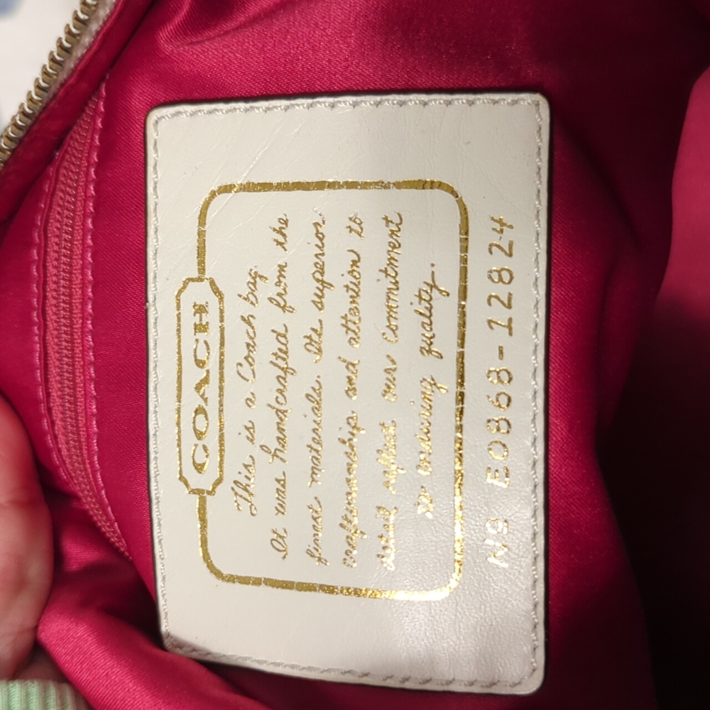 Authentic Coach Purse - Picture 3 of 6